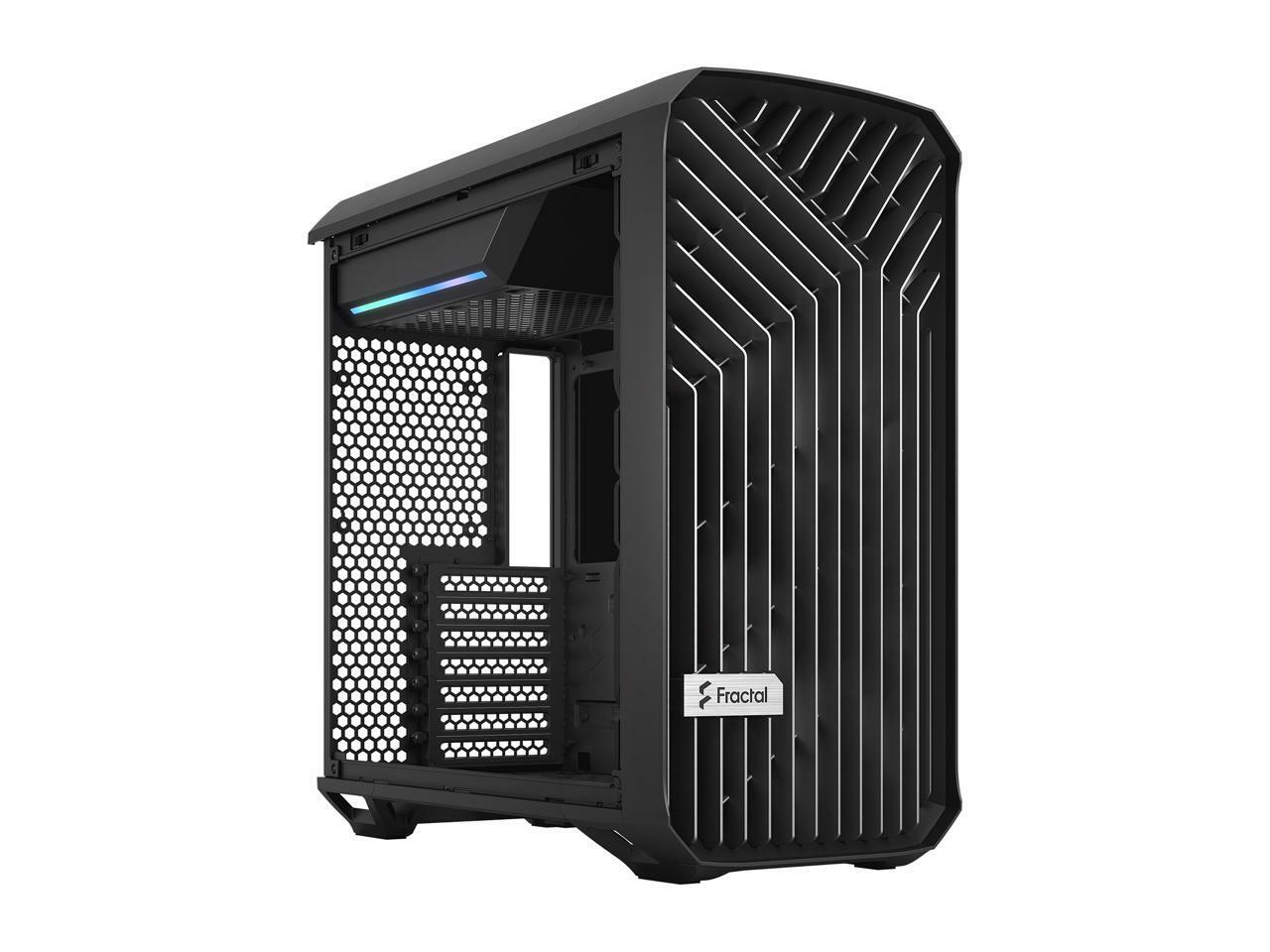 Fractal Design Torrent Compact Black TG Dark Tempered Glass High-Airflow ATX Com