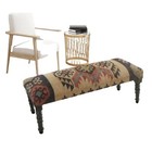 Handmade Solid Wood Frame Entryway Bar Stools & Stools