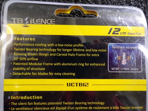 Enermax T.B. Silence 12 CM 120mm Case Ventilatore per Computer UCTB12 (G) - Foto 6 di 7