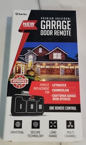 Berku Universal GARAGE DOOR REMOTE 3 Button Liftmaster Chamberlain Craftsman - Picture 2 of 3