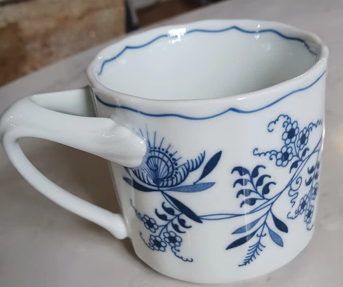 Blue  Danube Blue Onion, Japan  One Perfect Coffee Cup