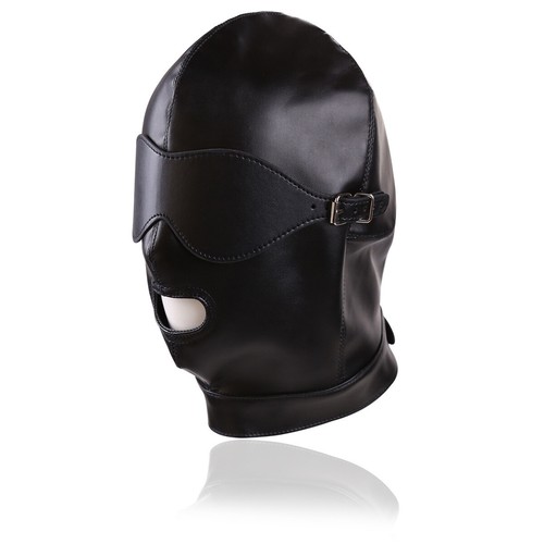 Masque de bondage type cagoule Insonorisation Head Mask BDSM domina NEUF - Picture 15 of 53