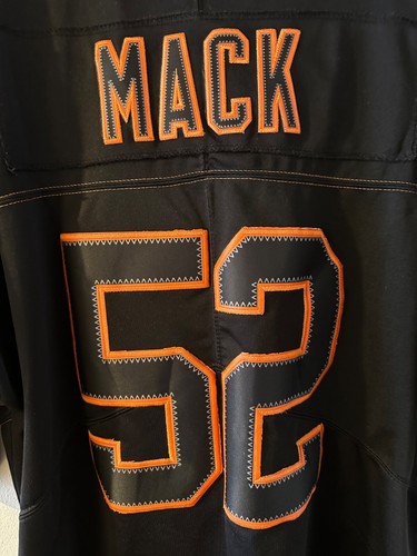 Chicago Bears Khalil Mack #52 Nike Größe XL Trikot NFL Fußball schwarz/orange - Bild 3 von 8