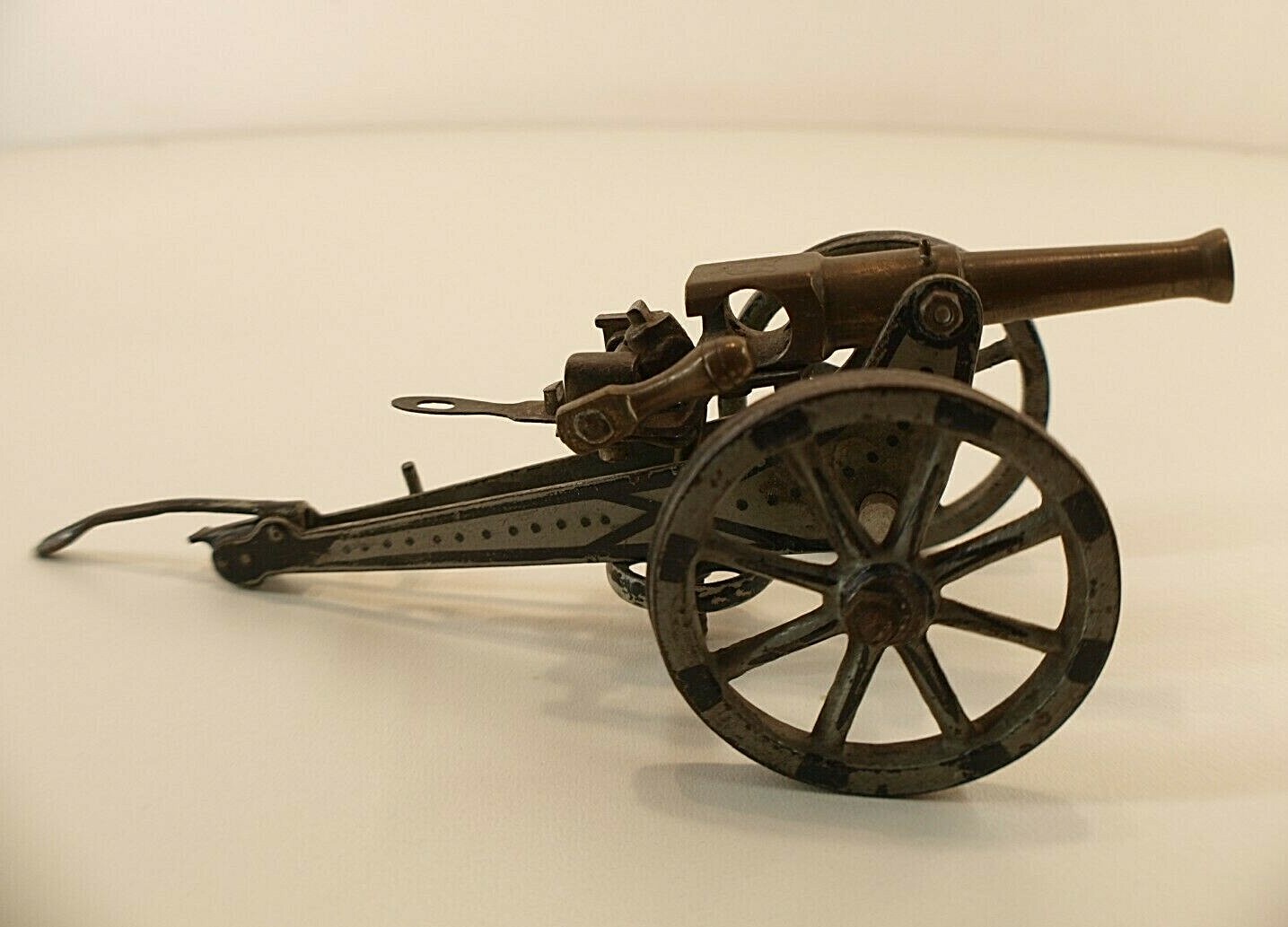 Märklin Canon Campagna gris Tintoy Gun Rara 20 cm Anni 1900 Märklin Canon Campagna gris Tintoy Gun Rara 20 cm Anni 1900