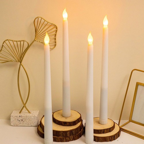 6-12er Set LED Stabkerzen Flammenlosen Flackernd Kerzen mit/Fernbedienung/Timer` - Bild 7 von 28