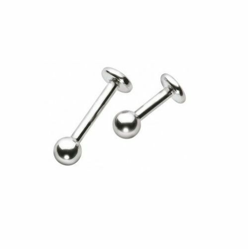 Stainless Steel Body Piercing Jewellery -Barbell Ring Labret BCR - 1.2mm + 1.6mm - Picture 8 of 14