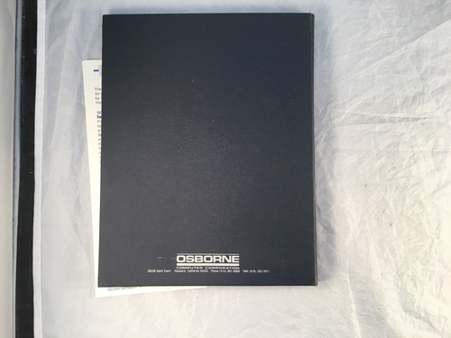 Osborne 1 Comm-Pac User's Manual - Very Fine + Condition - Picture 8 of 12
