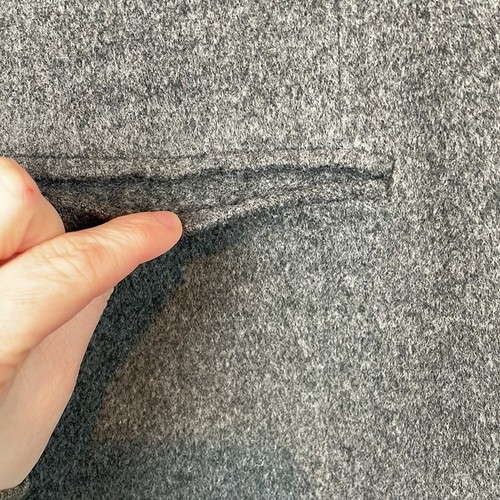 Vintage Blazer Jacke grau Wollmischung Oversized Boyfriend Fit L - Bild 2 von 5