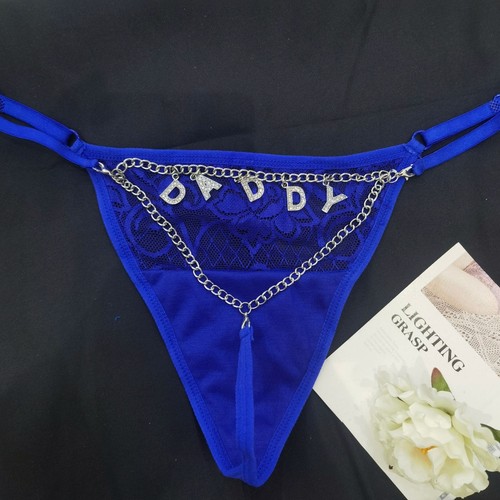 Ladies Sexy Carnival Chain Underwear Thong Underwear Custom Name Thong Underwear - Picture 20 of 40
