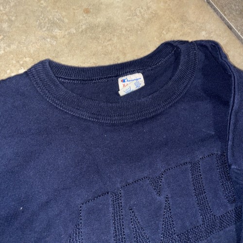 Champion Vintage S S T SHIRT Tricolor Tag 2 Frocky Print Short Sleeve T S 80's - Picture 6 of 6