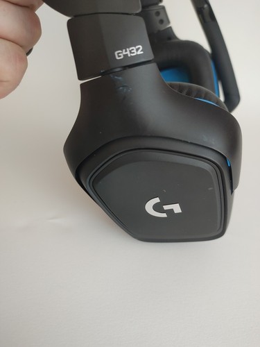 Logitech G432 7.1 Surround Sound Over-the-Ear Wired Gaming Headset Blue Black - Picture 7 of 7