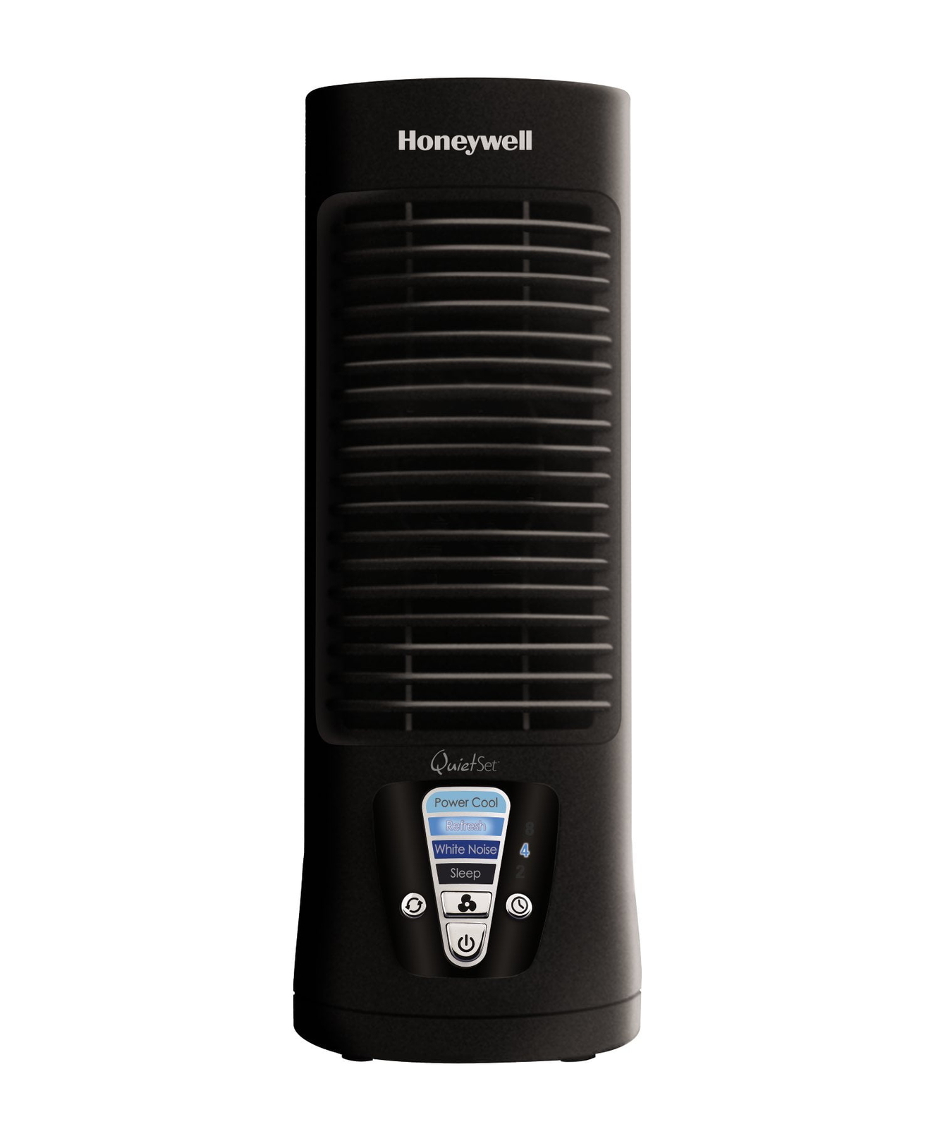 Honeywell Quiet Set Oscillating Slim Table Fan, New, W 5.1" x H 13" x L 3",Black