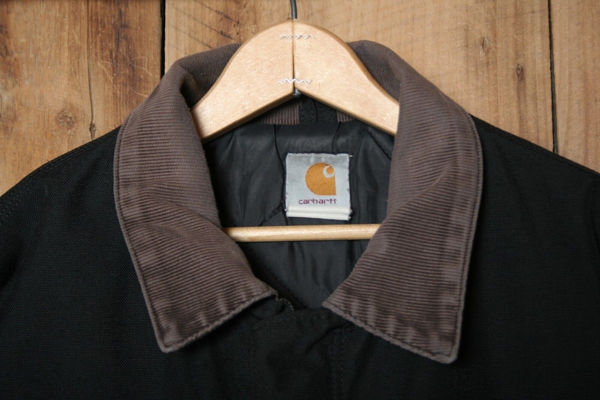 CARHARTT C55 'Arctic Extremes' Black Cordura Nylon Coat Sz CARHARTT C55 'Arctic Extremes' Black Cordura Nylon Coat Sz