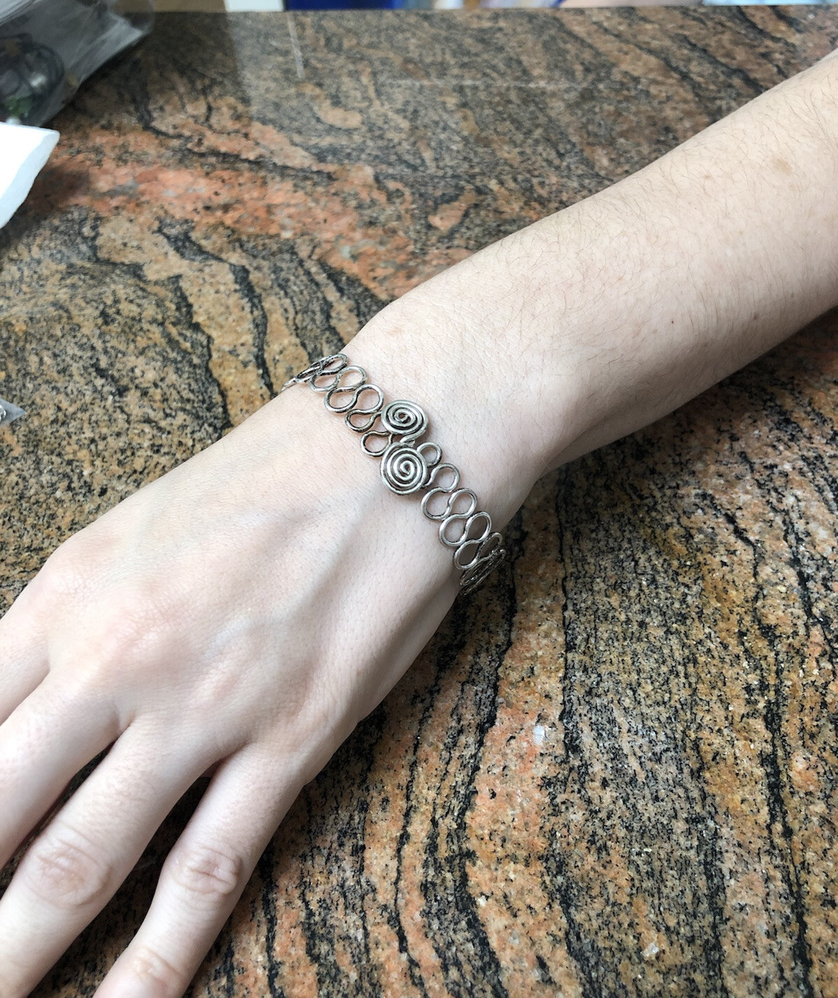 UNIQUE ARTISAN OPENWORK STERLING SILVER ADJUSTABL… - image 11