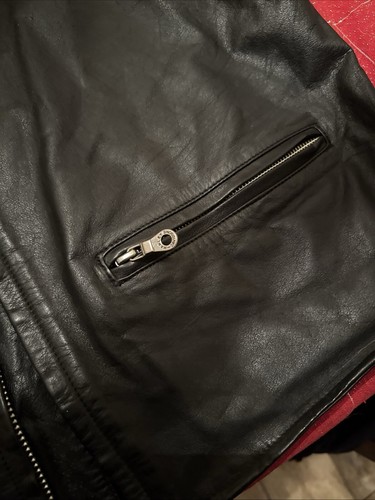 Vintage Harley Davidson EUC Full Zip Lederweste Größe L *TOP* - Bild 8 von 18