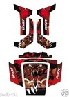 Racing WRAP QUAD POLARIS RZRS RZR800S RZR 800 CUSTOM UTV RANGER 2007 - 2010