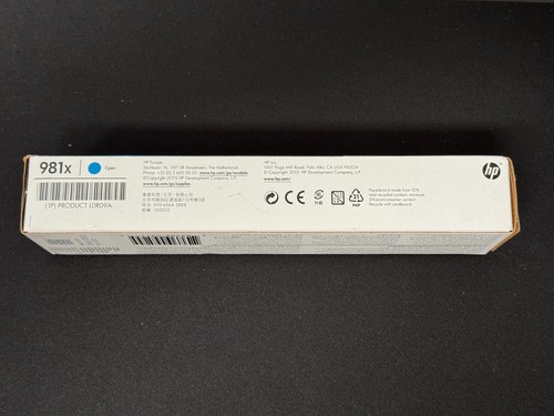 HP 981x Cyan High Yield PageWide Ink Cartridge Genuine Sealed Exp. 11/2023 - Picture 2 of 7
