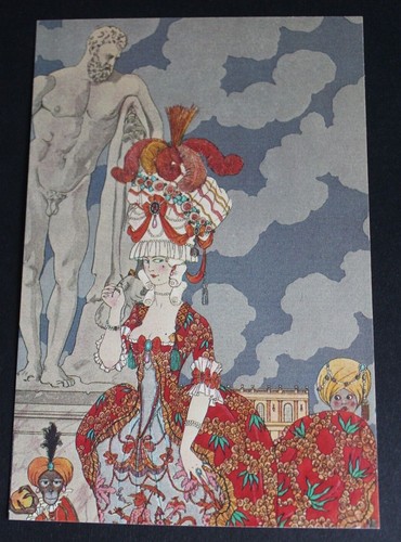 Vintage George Barbier elegante 20er Jahre Postkarten 1980er Jahre - wählen Sie eine - Bild 59 von 73