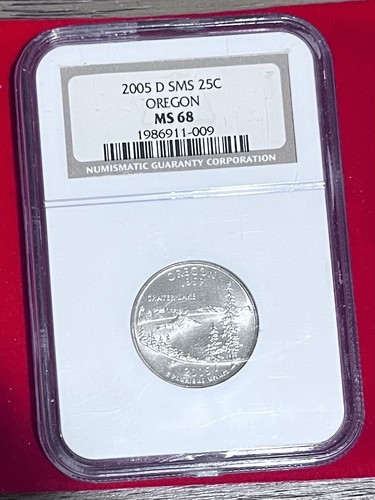 2005 D SMS Oregon Quarter *** NGC MS 68 *** - Picture 3 of 4
