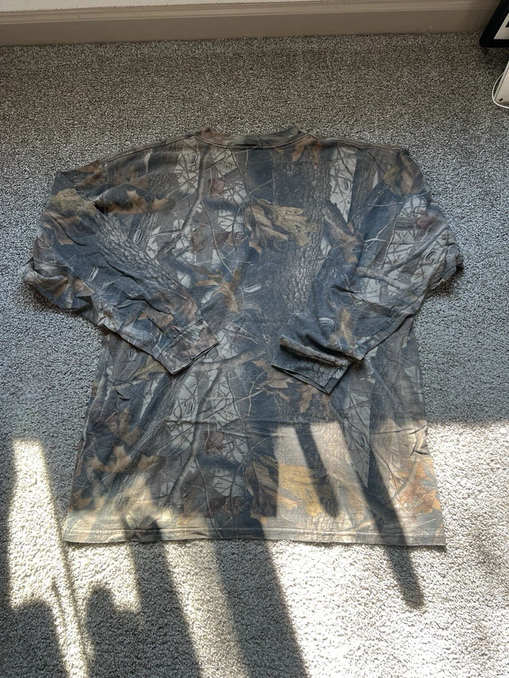 VNTG RedHead Longsleeve Shirt Mens 3XL RealTree Camo 90s Crewneck Pullover USA - Image 4 of 4