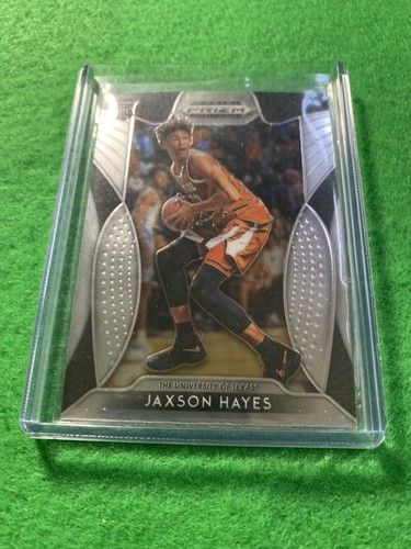 JAXSON HAYES SILVER CHROME ROOKIE CARD JERSEY#10 RC TEXAS PRIZM 2019 Prizm DP - Picture 5 of 12