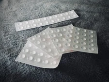 *US Seller* Adhesive Rubber Feet/Bumpers - Clear - 20 Individual Pieces