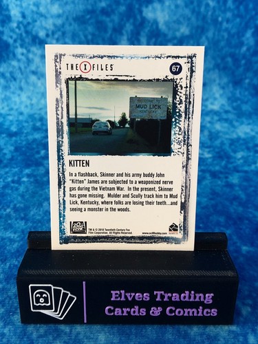 The X-Files: Seasons 10 & 11 SINGLE Non-Sport Trading card by Rittenhouse 2018 - Picture 130 of 182