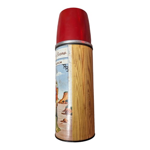 Porta pranzo e thermos vintage 1953 Roy Rogers Dale Evans - Foto 10 di 17