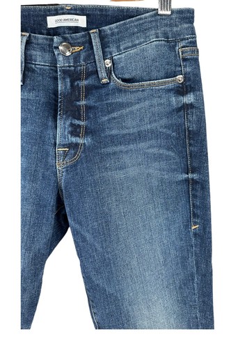 NWT GOOD AMERICAN Good Legs Womens Jeans Size 0/25 Indigo - Picture 5 of 24