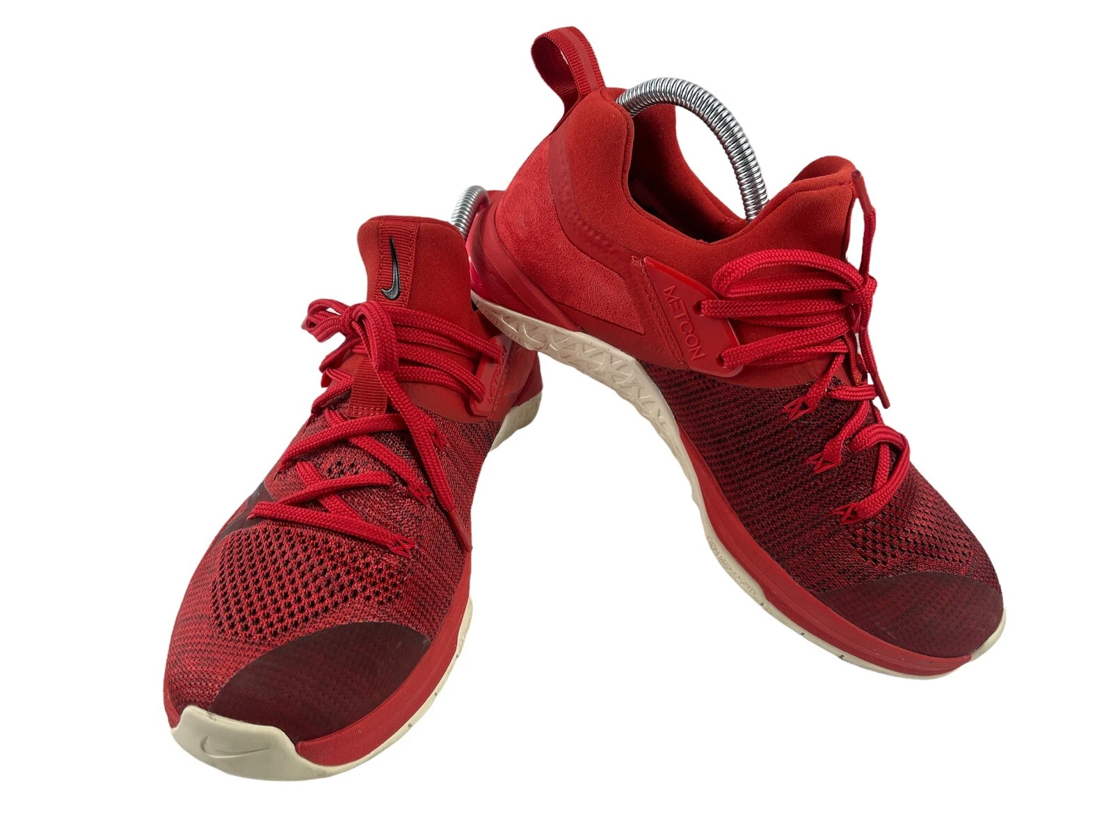 Nike Sneakers Uomo 7.5 M Metcon Flyknit 3 Scarpe da Corsa Rosso Crossfit AQ8022 600