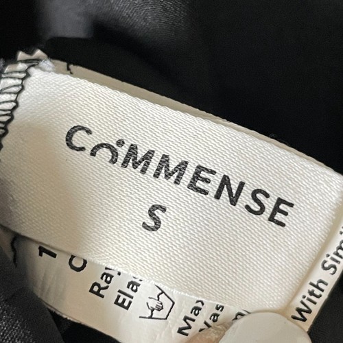Maxi Vestido Negro Commenso S Lechera Capucha Cuello Mixto Media Romántico - Imagen 6 de 6