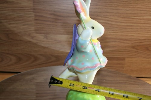 Happy Bunny Hase Figur EINTEILIG alt Vintage süß unbekanntes Material Epoche! - Bild 12 von 12