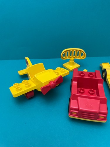 Lego Duplo Car Trailer Vehicles Plane from Airport / Vintage - Picture 2 of 5