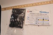 (6-Pk) K-Tech Grizzly Single Panel Standalone Barricade Kit Hinge Black BT46