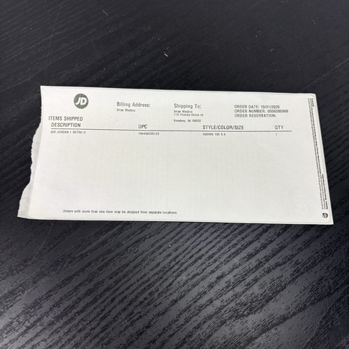 Talla 9.5 - Zapatillas Nike Air Jordan 1 Retro OG High 'Dark Mocha' (NUEVAS CON CAJA) - Imagen 7 de 7