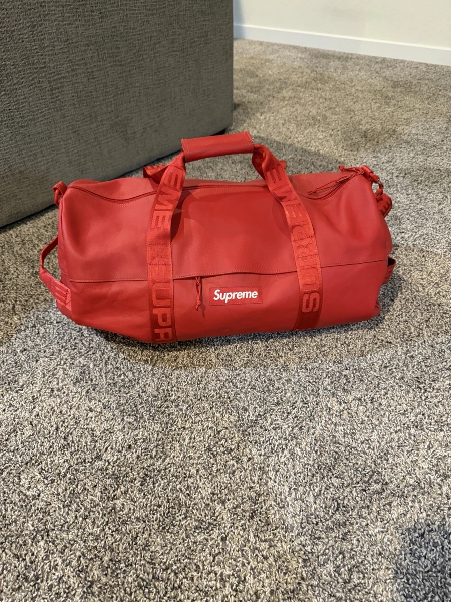 Supreme Leather Duffle Bags for Men for sale | eBay