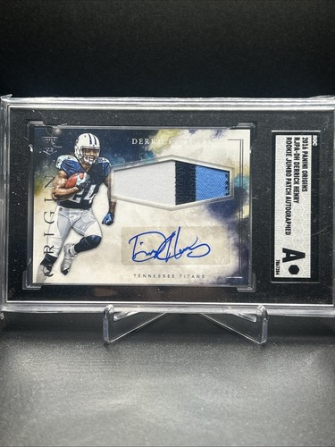 Panini Origins 2016 - Parche Jumbo de Novato Autógrafos Derrick Henry #RJPA-DH - Imagen 1 de 2