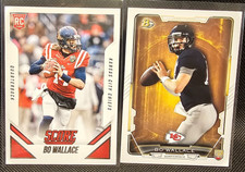 Bo Wallace Kansas City Chiefs lot of 2 2015 Rookie RC
