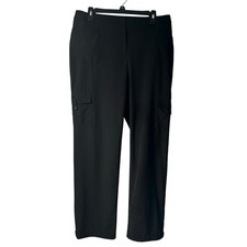 Zenergy by CHICO'S Pants Womens Size 1.5 US 10 - M Black Front Pockets Golf