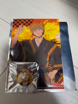 #ad Chainsaw Man Typhoon Devil Folder Badge Denji A6 Clear File New $49.85