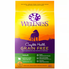 Wellness Complete Health Natural Grain Free Lamb Dry Dog Food 24 lb Bag - HOT 2.48 per pound