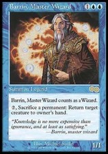 Barrin, Master Wizard - Heavy Play MTG Urza's Saga