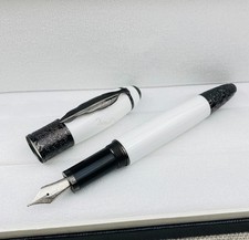 Perfect Defoe Series White Color M nib Fountain Pen No Box