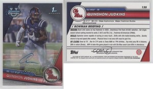 2023 Bowman U Chrome Chrome Prospect Auto Quinshon Judkins #135 Auto