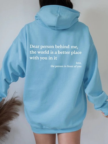 Dear Person Behind Me Hoodie, You Are Enough Hoodie, Mental Health Medium 2025 - Picture 21 of 21