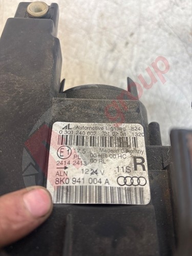 AUDI A4 SE B8 07-12 LX7W O/S RIGHT DRIVERS SIDE HEADLIGHT 8K0941004A - Picture 6 of 13