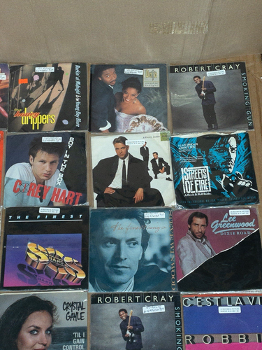 Vintage 7" Vinyl Record 45RPM 70s 80s 90s Pop Rock R&B Funk Soul Lot of 123 - Imagen 10 de 20