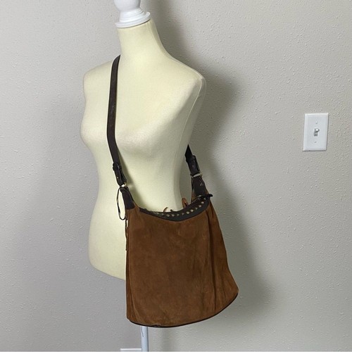 Borsa da donna Scully ispirazione vintage western cowgirl pelle frange borchie - Foto 12 di 16
