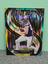 2024 Panini Select Premier Level T.J. Hockenson Yellow & Green Shock Prizm #194