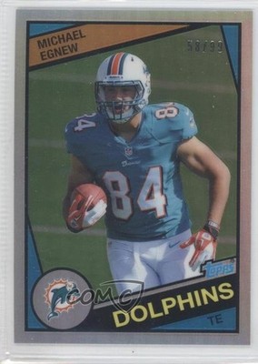 2012 Topps Chrome 1984 Design Refractor 58/99 Michael Egnew #34 Rookie RC 0j6